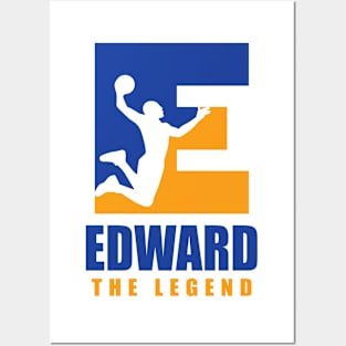 Edward Custom Player Basketball Your Name The Legend Posters and Art